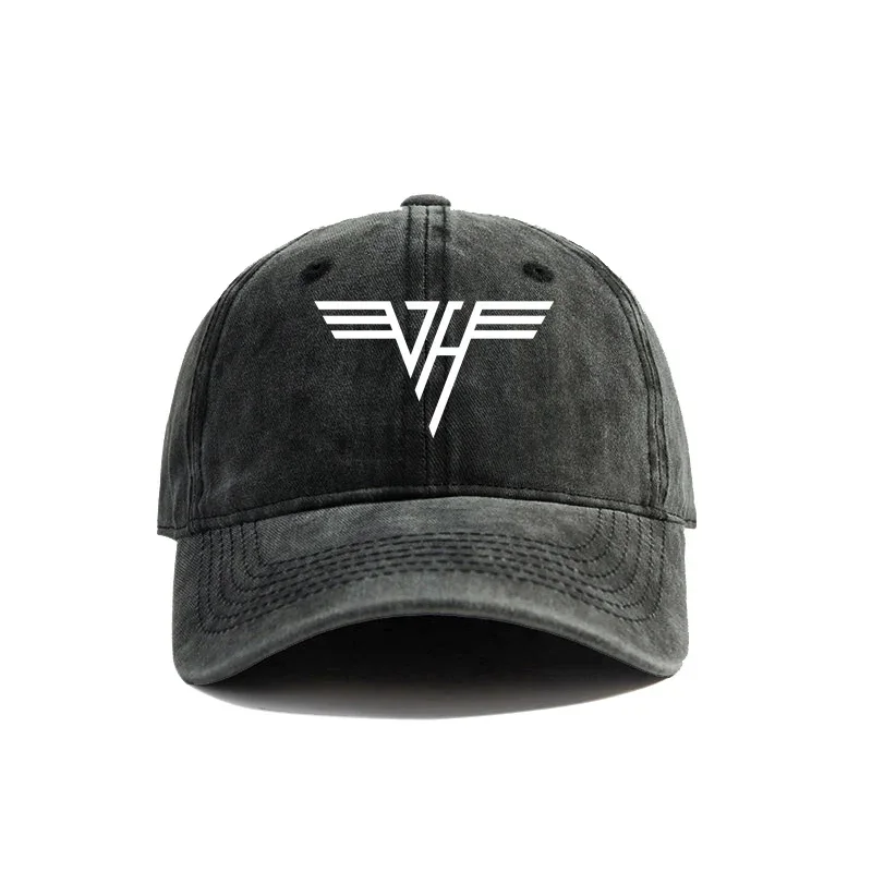 

Van Halen Distressed Baseball Cap Adult Unisex Adjustable Retro Dad Hat Summer Breathable Hats MZ-257