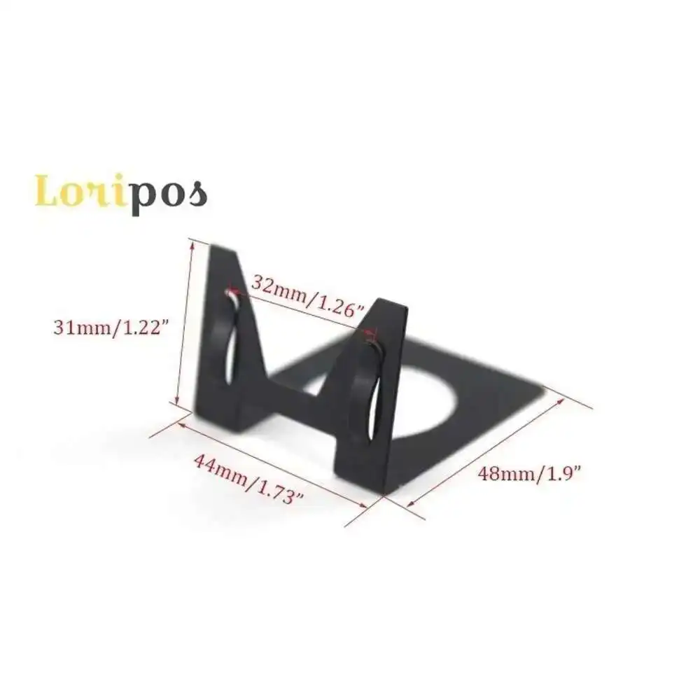 L Metal Label Holder Office Name Card Display Clip Table Top Sign Picture Photo Memo Clip Price Tag Stand