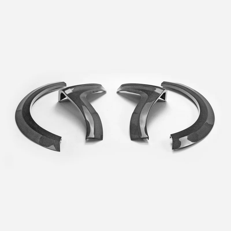 

500 S3 (S3) EPA Type Wide Body Front Wheel Flares - 4pcs Fiberglass High-Strength Extensions
