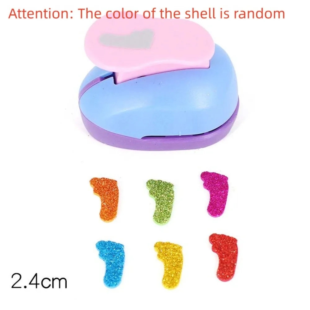 Random Color Flower Furador Labor Saving 7*6*4cm DIY Paper Cut Puncher Handmade Large Size Scrapbooking Machine for Card