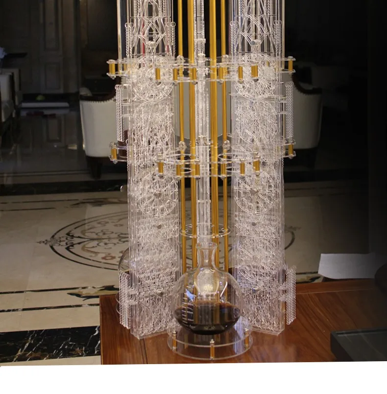 High-end Gothic Glass Ice Drop Coffee Pot Cold Brew Tea Cold Brew Pot Coffee Equipment Commercial Large Capacity