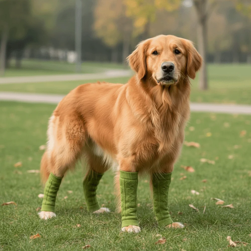 Puppy Leg Protector Warm Pet Elbow Protector Anti-dirty Elastic Knitted Dog Leg Warmer Comfortable Dog Leg Covers Leg Protection