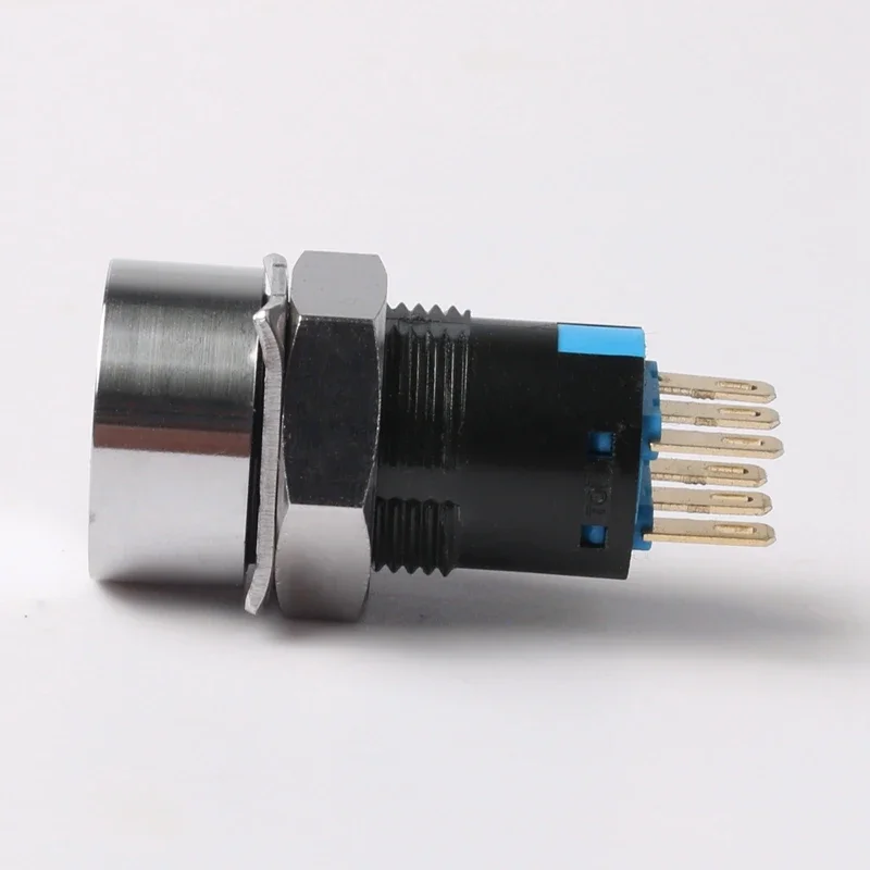 

2026 2026 16mm Stainless Steel Metal Rotary Switch 5A 250V 3 Position Key Switch