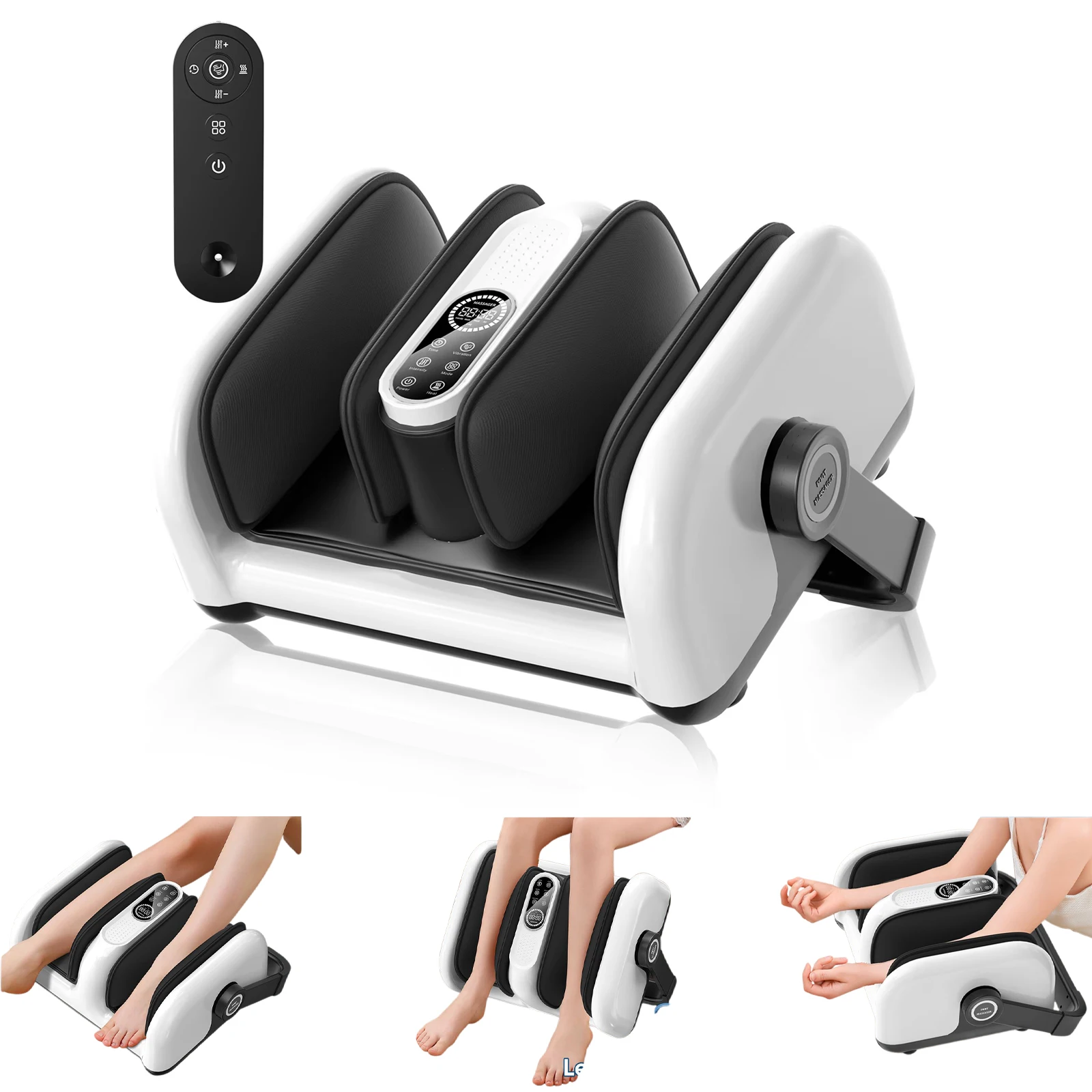 

Deep Kneading with Heat Vibrating Calf Massager Blood Circulation Foot Leg Massager Machine