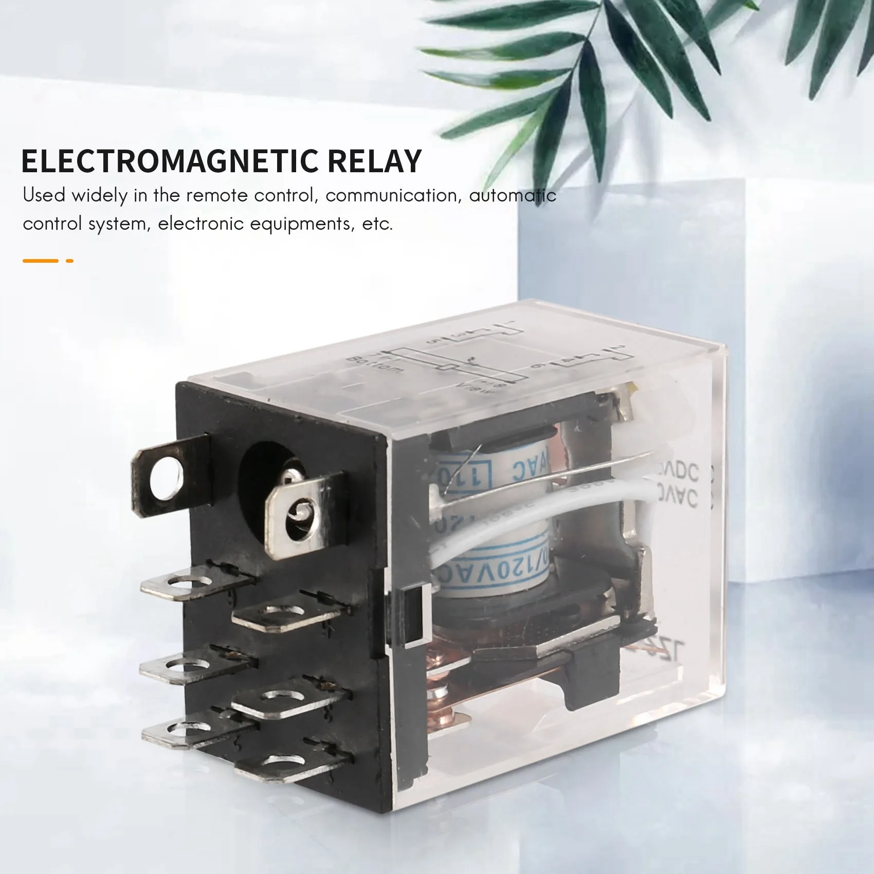 TCE JQX-13FL AC 110V Coil DPDT 8-Pin 8P Electromagnetic Power Relay