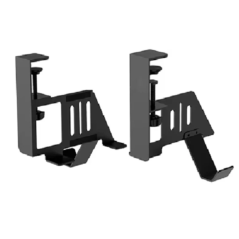 

【Must-Haves】Under Table Hanging Holder For PS5/For PS5 Slim Game Console Stander Bracket Earphone Gamepad Desktop Game Controlle