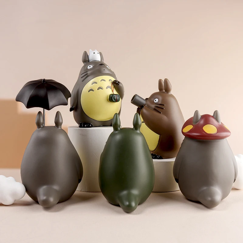1-12 stücke Anime Miyazaki Hayao Serie Totoro Figur Mini Statue Niedlichen Spielzeug Zimmer Ornamente Pvc Figuren Spielzeug Kind geschenke Sammlerstücke – Detail 28