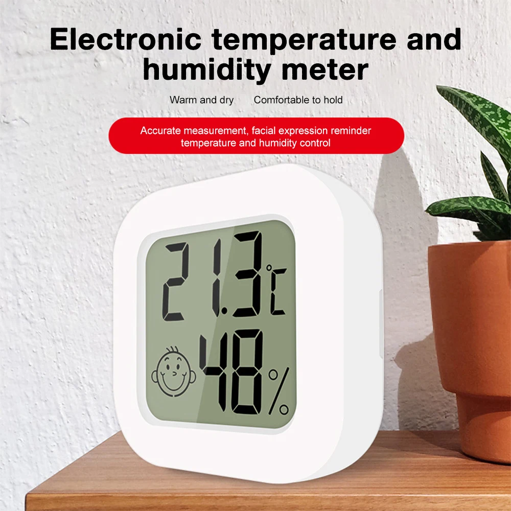 

Mini LCD Digital Thermometer Hygrometer Indoor Room Electronic Temperature Humidity Meter Sensor Gauge Weather Station for Home