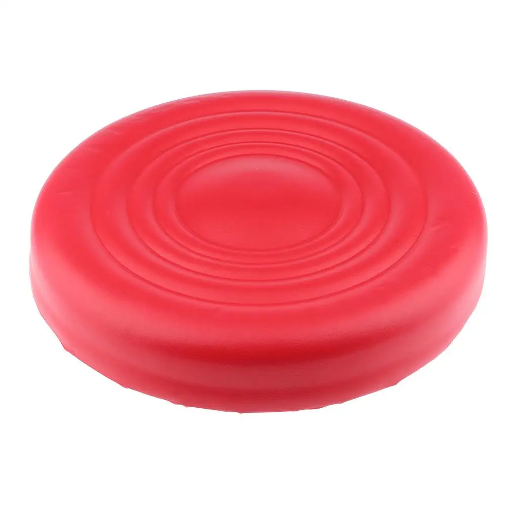 Stool Replacement Seat Cushion Leather Round for Coffee Seat Cushion Barstools - Red