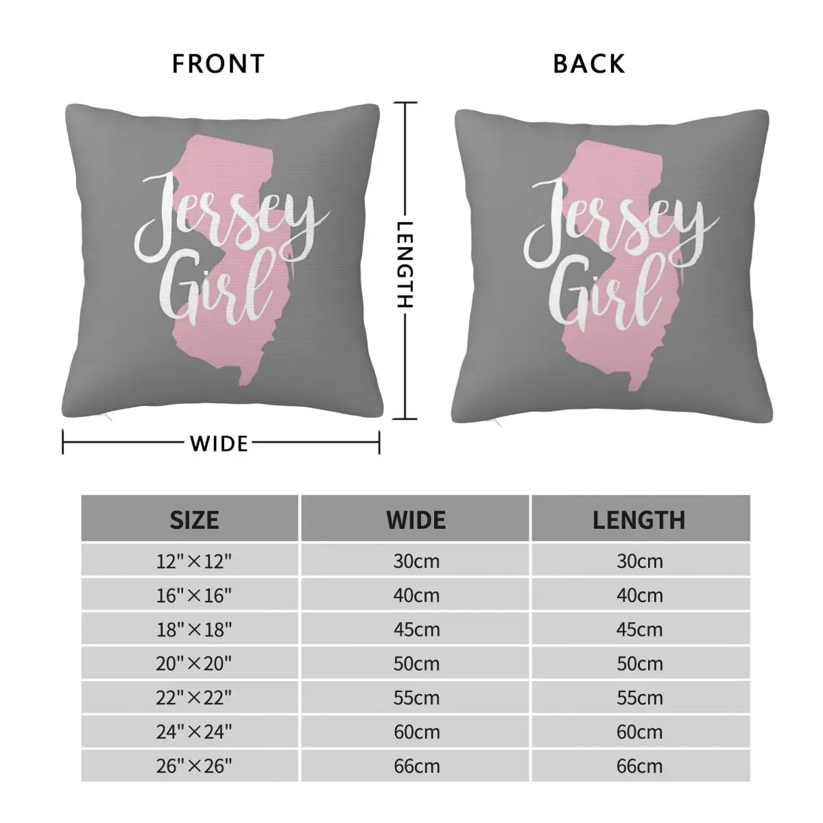 Jersey Girl Bruce Springsteen Square Pillowcase Polyester Linen Velvet Creative Zip Decor Throw Pillow Case Sofa Seater