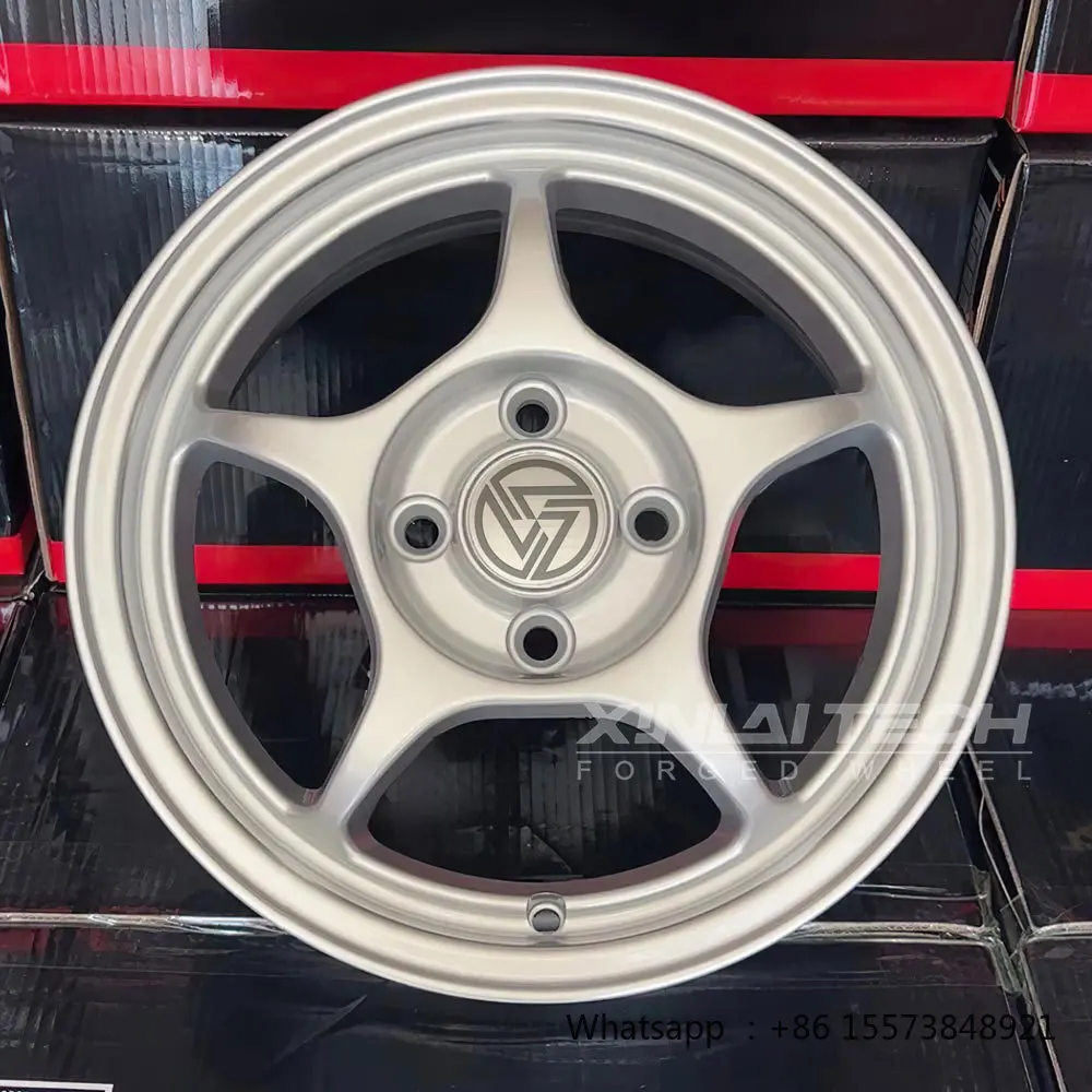 JDM Stance Deep Dish Forged Wheels Matte Champagne Gold 4x100 15 16 Inch for  GTI   MX5 Hellaflush