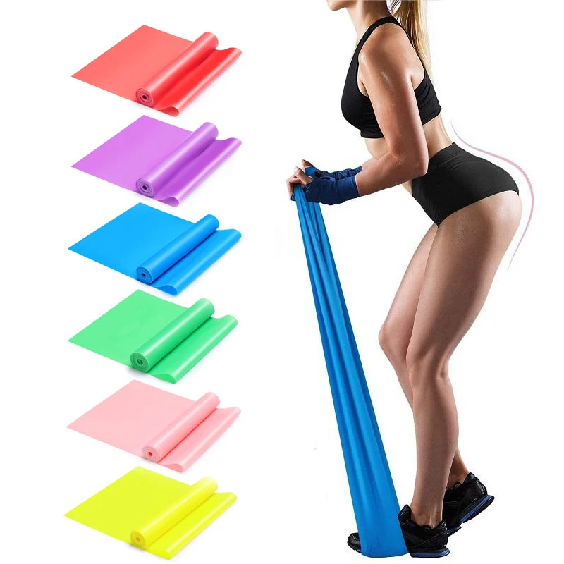 Yoga Pilates Resistance Band Training Stretch Bands Physical Therapy Lower Body Home Gym Sport Strength Elastic Exercise Bands