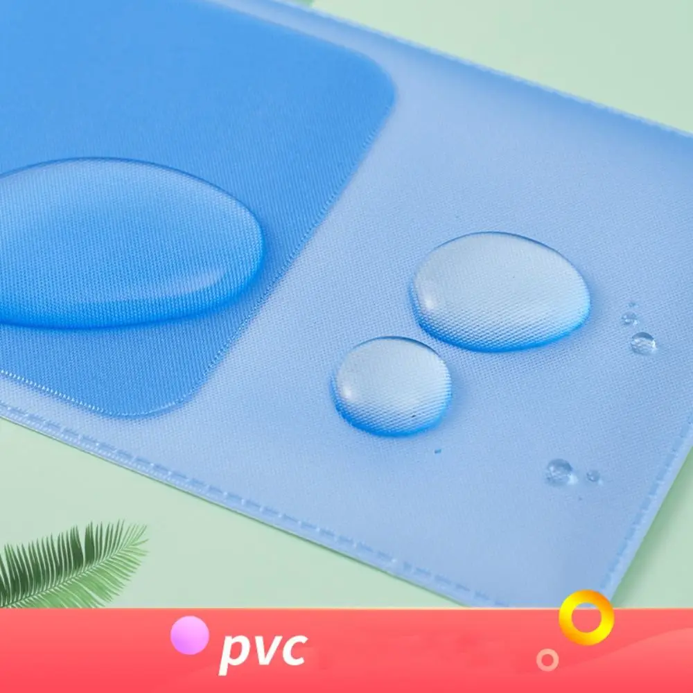 10 Buah/Set Casing Pelindung Tahan Tinta Saku Pena Perawat Anti Bocor Kotak Pensil PVC Tas Pena Multiwarna Kantong Sisipan Pena
