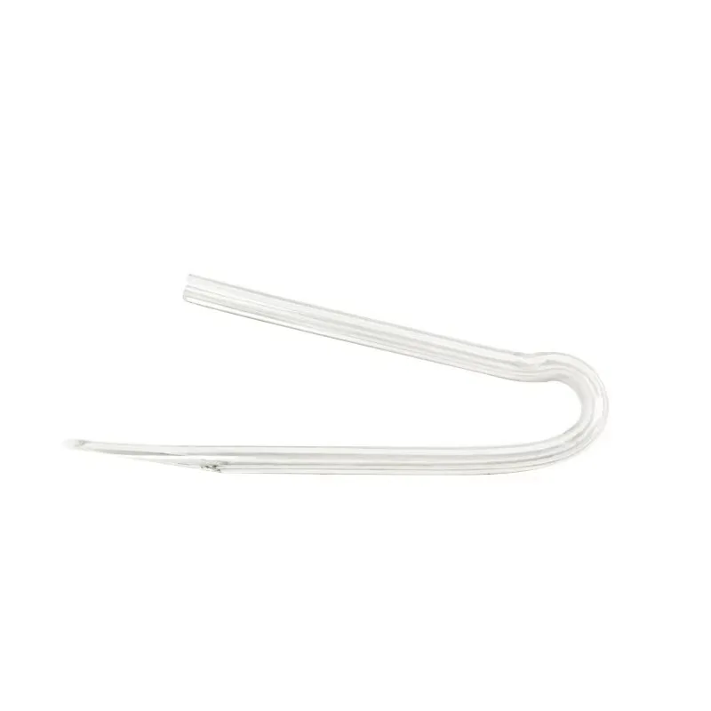 100 Pieces R-type Soft Eardrum Sound Tube Transparent PVC Soft Ear Mold Making Hearing Aid USE for Deafness