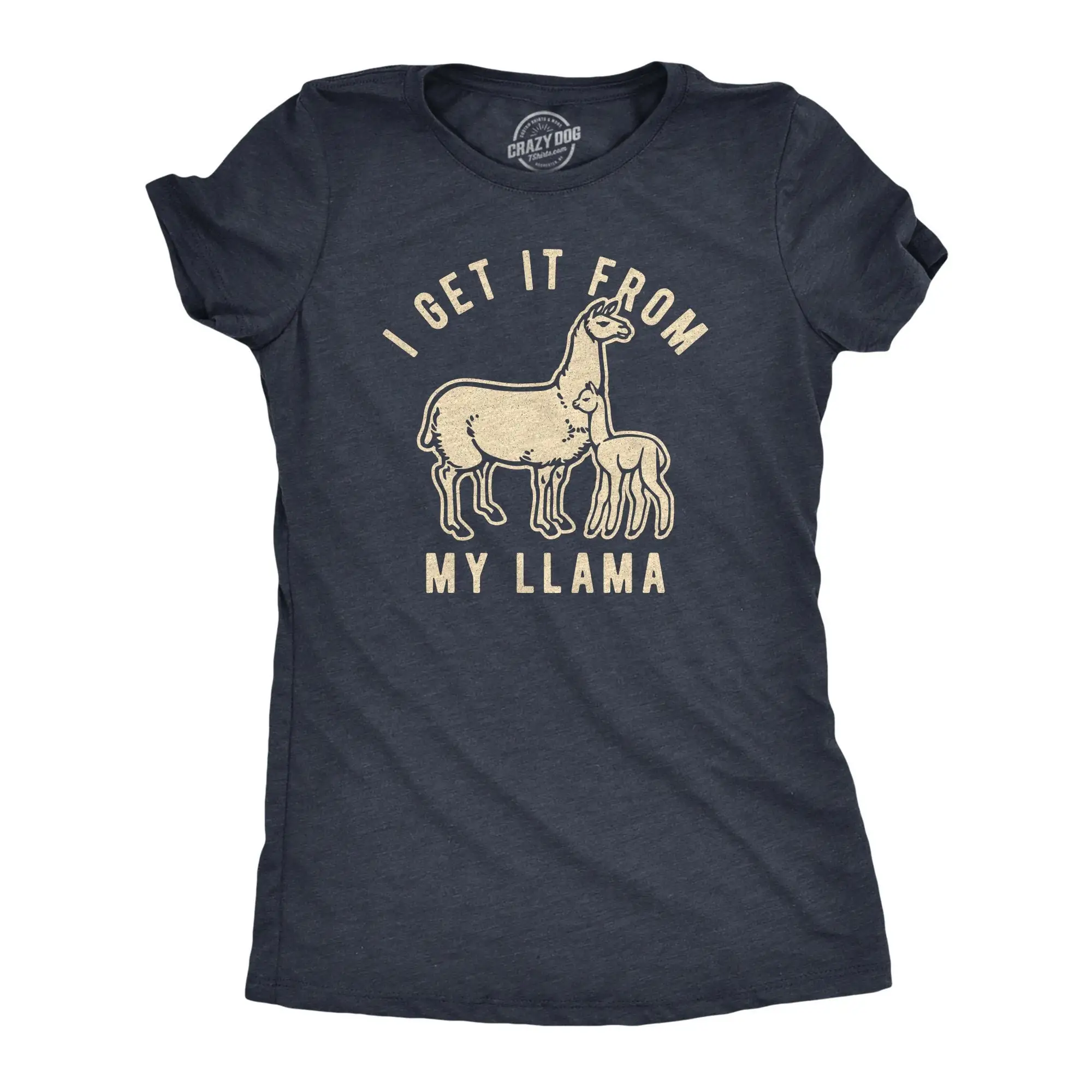 I Get It From My Llama T Shirt Funny Mom For New Mothers Day Moms