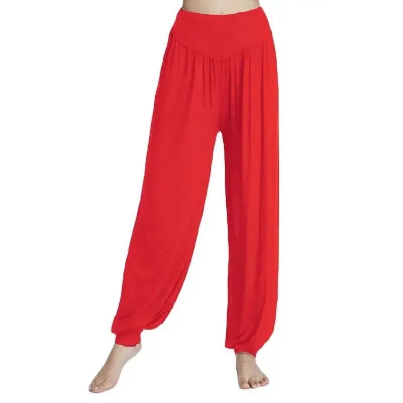 Pantalon de yoga taille haute pour la danse intérieure, respirant, confortable, solide, document, mode, été, haute qualité