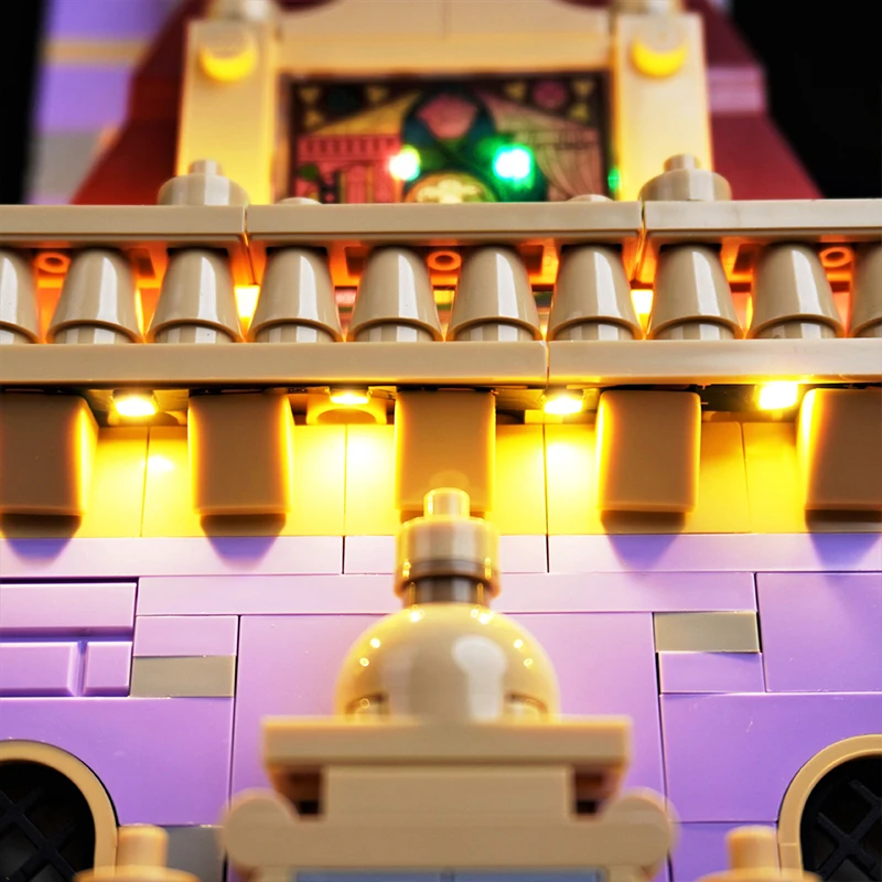 Universele verlichtingsset voor Lego 43263 (alleen led-licht, zonder blokken model) Flexibele en heldere verlichtingsoplossing