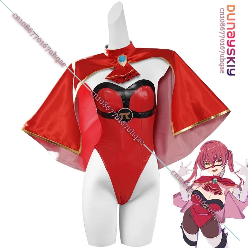 Houshou Marine How About Paipai Mask Cosplay Costume Bodysuit Hololive Holo Vtuber Full Set Wig Halloween Customized