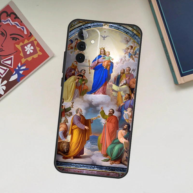 Virgin Mary of Catholic Religious For Samsung Galaxy A33 A53 A13 A23 A52 A32 A22 A12 A51 A71 A15 A25 A14 A34 A54 Phone Case