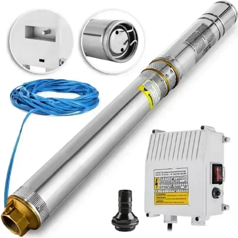 

1hp High pressure 4inch Electric Submersible Deep Well Water Pump for Agriculture Irrigation