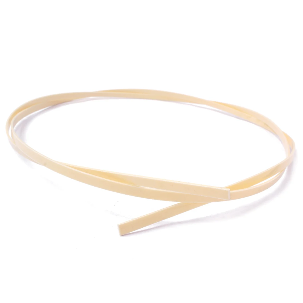 

1.5mm Plastic Binding Purfling Strips Trim Inlay for Guitar Bass Ukulele Accessories 6mm Width (Ivory)