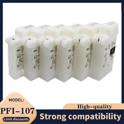 6Colors PFI-107 PFI107 Refillable Ink Cartridge Without Chip For Canon iPF670 iPF680 iPF685 iPF770 iPF780 iPF785 130ML