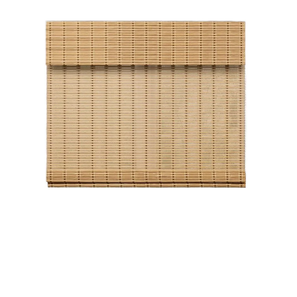 

Cordless Bamboo Roman Shades with Valance, Light Filtering Bamboo Blinds for Interior Windows, Roll up Bamboo Shades