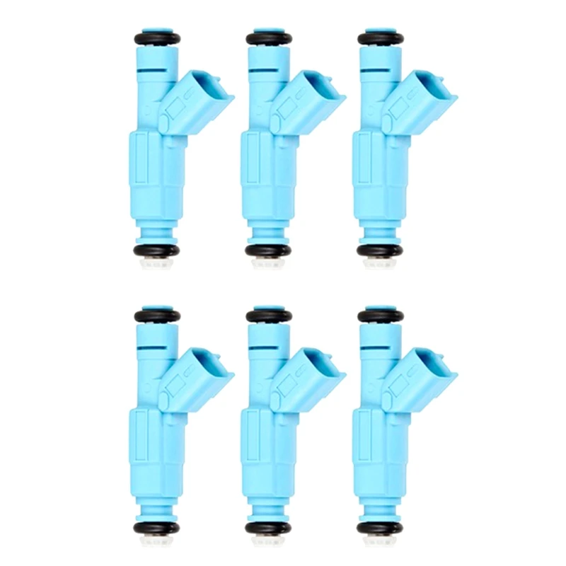 6 Pcs Fuel Injector 0280155972 FJ479 53031099 For 2002-2003 Jeep Liberty Dodge Ram 1500 3.7L Spare Parts Parts