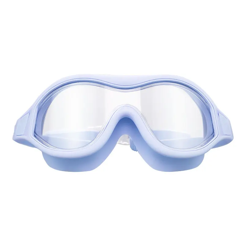 New Professional Swimming Goggles Adult High Quality Large Frame Antifogging Silicone Goggles Electroplated Lenses Wholesale