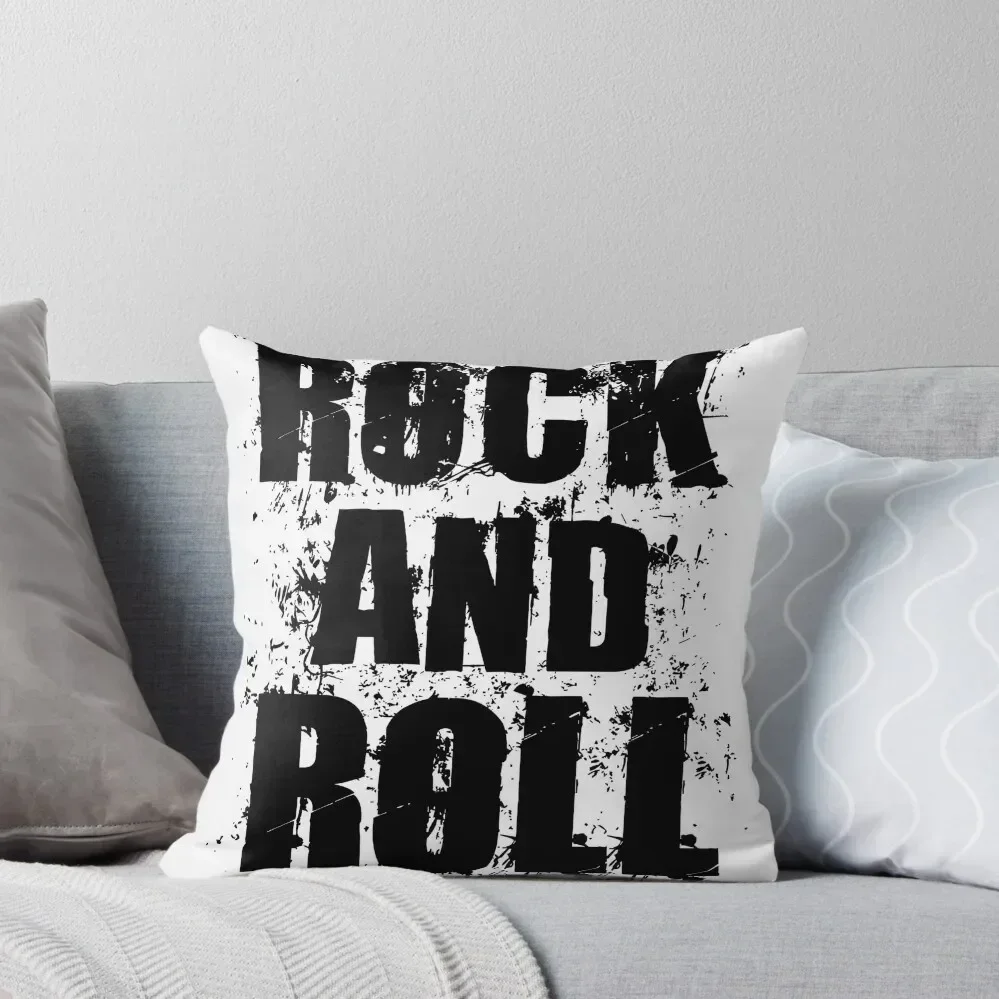 

Rock N Roll Throw Pillow Luxury Pillow Case pillow cover christmas Christmas Pillowcase Luxury Cover