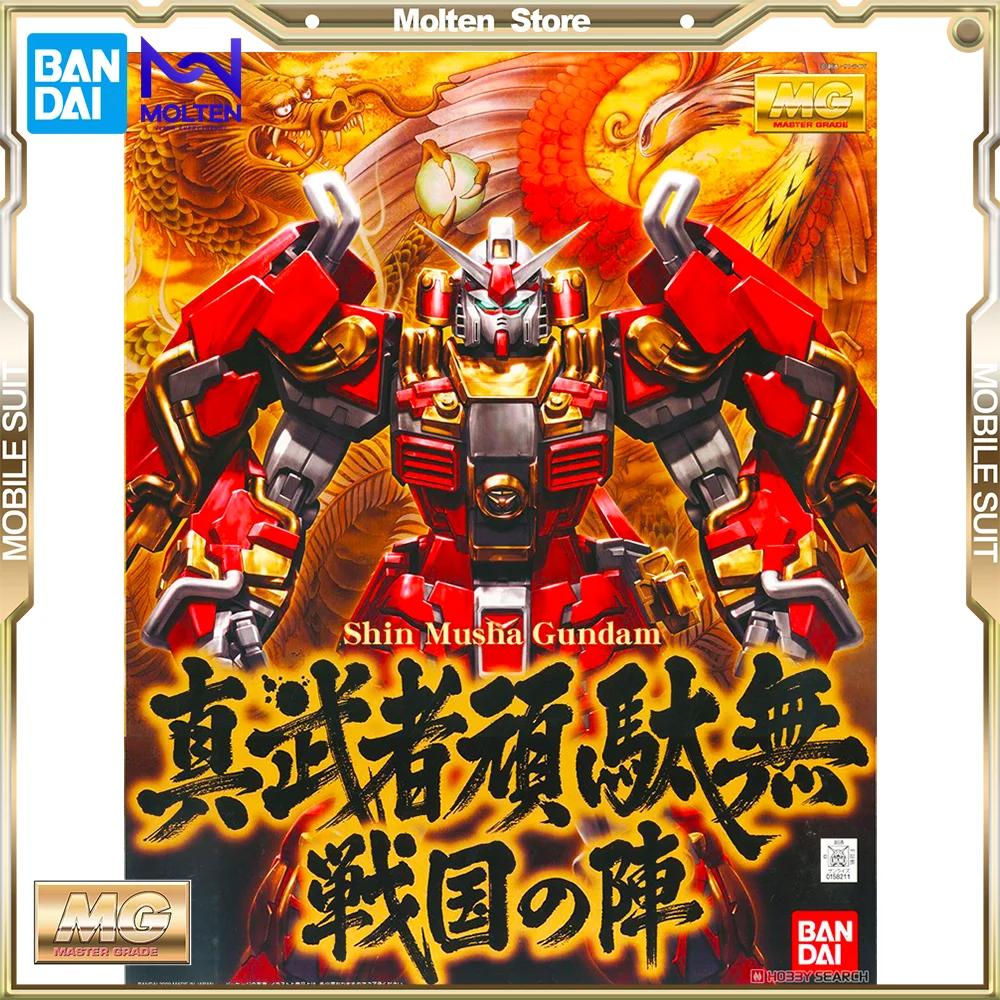 

BANDAI MG Shin Musha Gundam Sengoku no Jin 1/100 Scale Mobile Suit Gundam Gunpla Model Kit Assembly Anime Action Figure