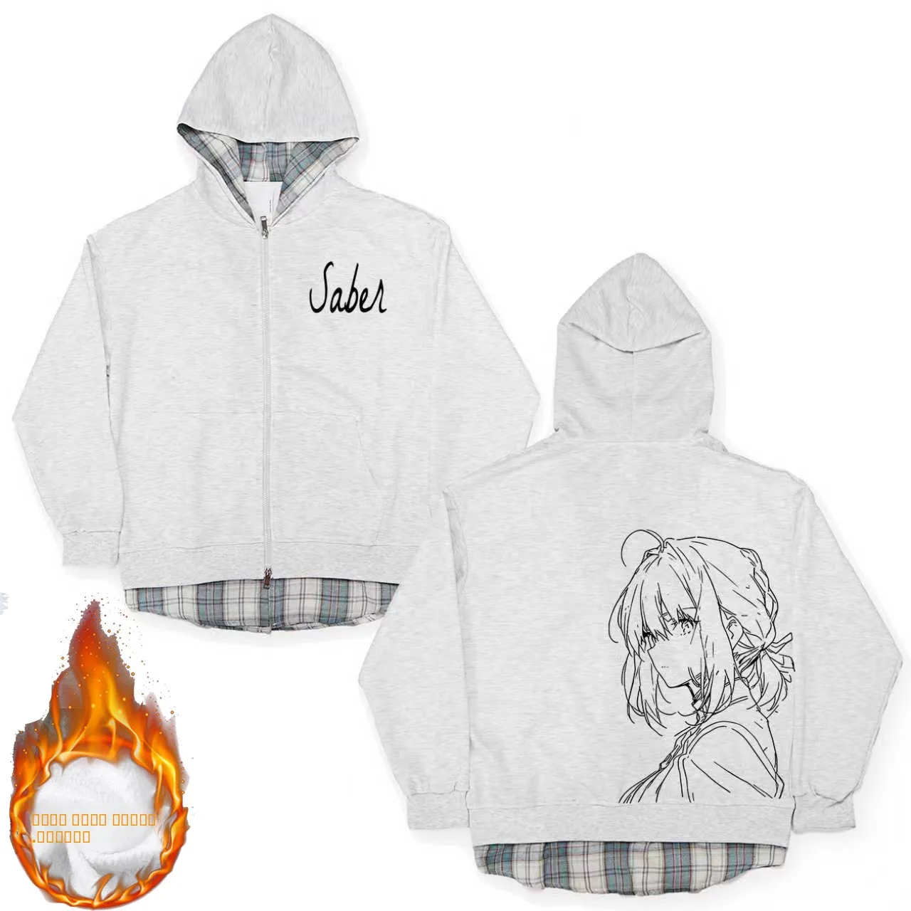 

Аниме-худи с принтом «Саблер Скетч», весна-осень, из полиэфирного волокна, устойчивое к сминанию и износу