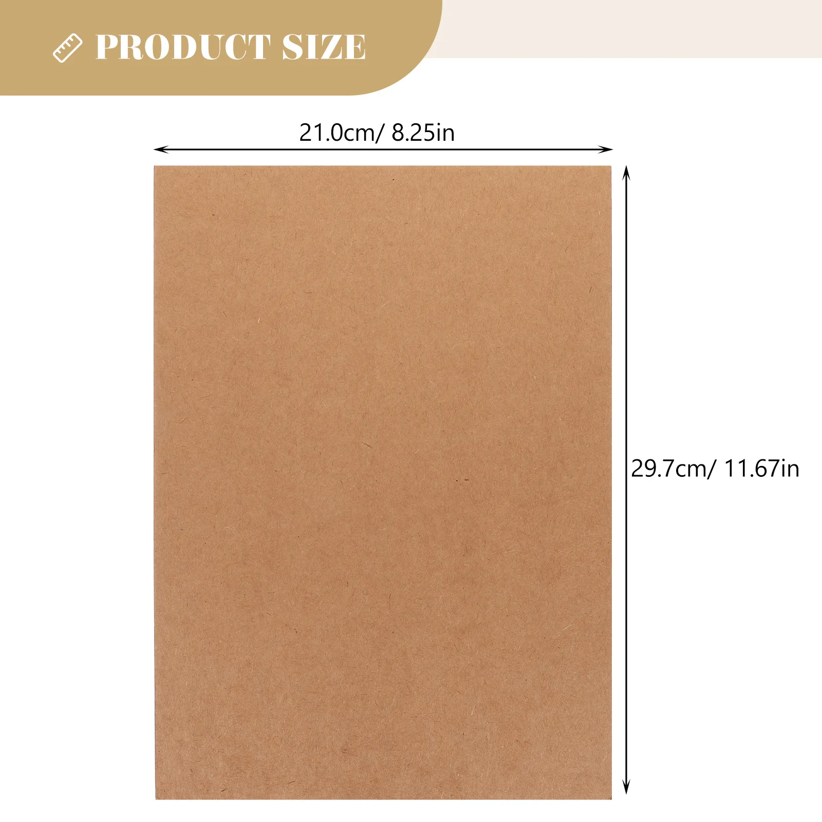 10 Sheets Kraft Thick Painting Paper Cardboard Sheets for Sketching Oil Pastel Marker Drawing Paper for Kids Artists
