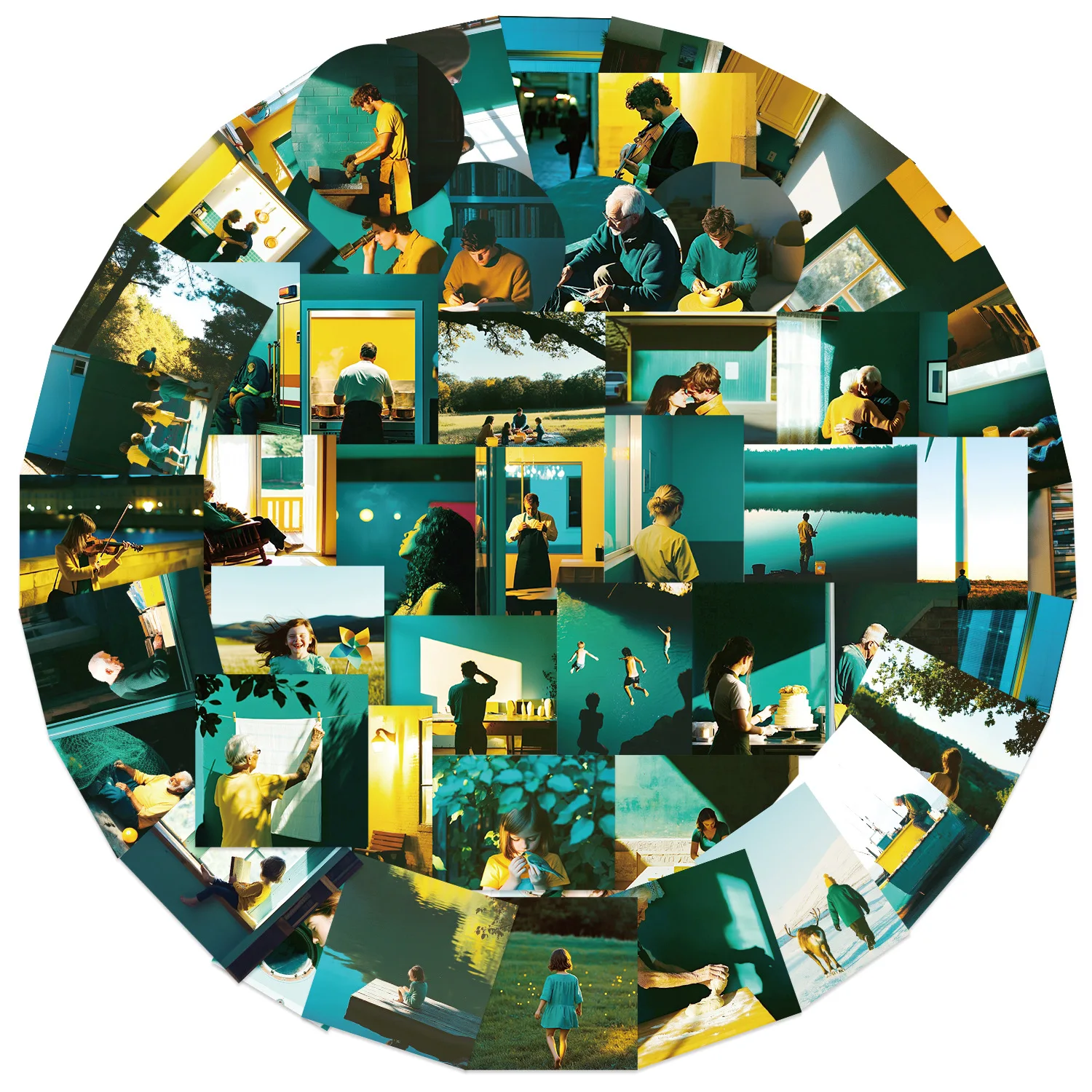 10/30/50Pcs Golden … - image