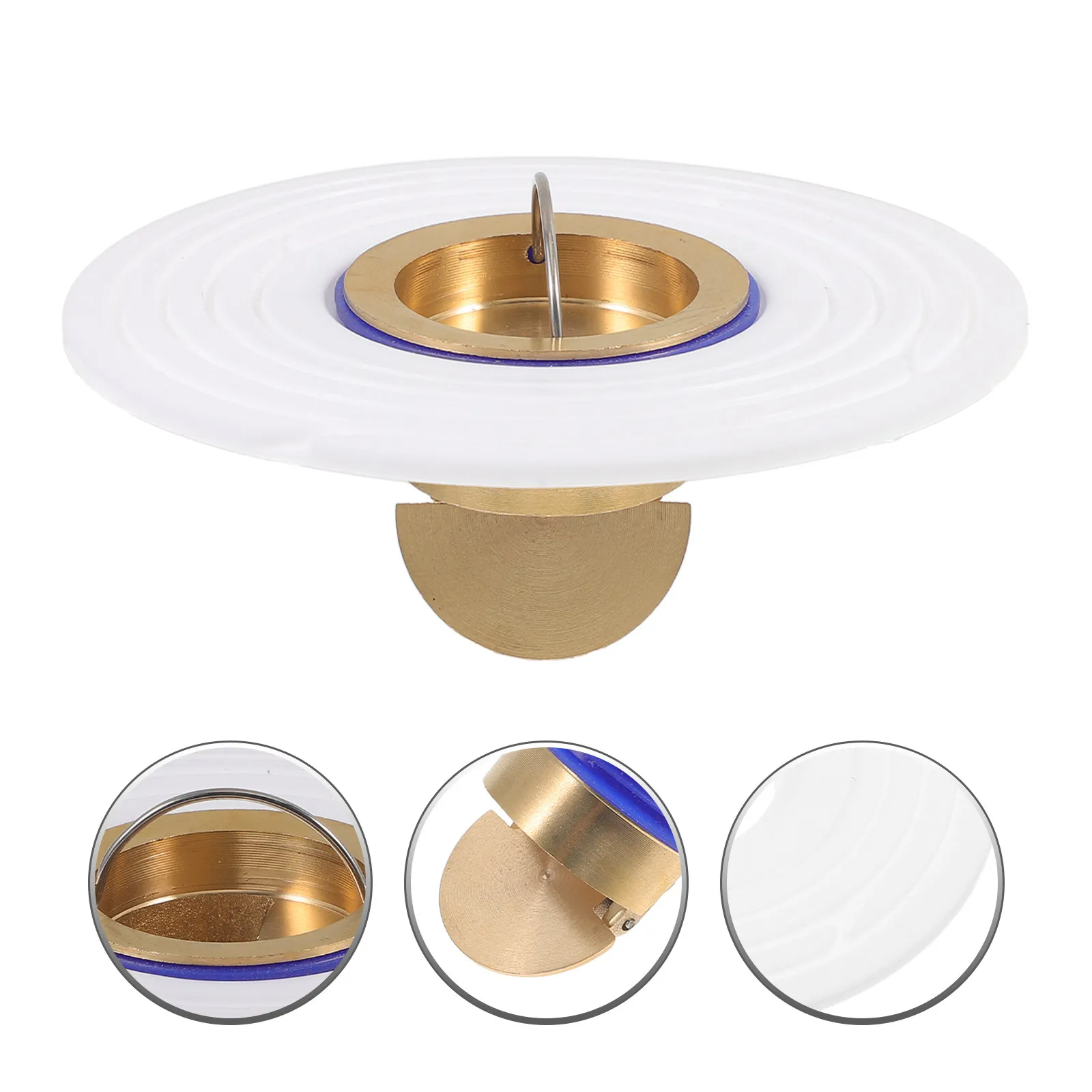 

Copper Floor Drain Strainer Hair Catcher Shower Drain Cover Bathroom Sink Stopper Replacement Anti-Clog Filter Cover Sewer