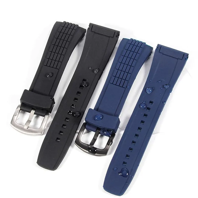 

Silicone watch band for Seiko velatura Kinetic SRH006/SPC007 Watch strap Waterproof Rubber sports 26mm Watch strap accessories