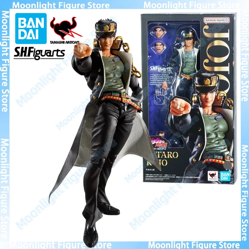 

In Stock Bandai S.H.Figuarts SHF JoJo's Bizarre Adventure Jotaro Kujo Anime Action Figure Toy Gift Model Collection