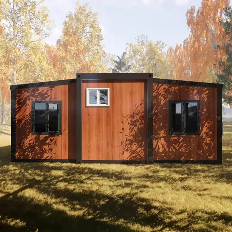 High Cube Container Home 40ft Prefab Insulated Design Double-Layer Glass Panoramic Views Tiny House Hot Sale 2026