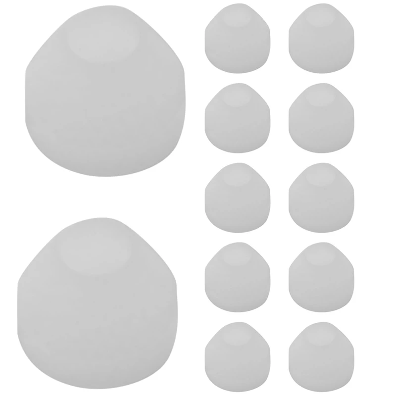 36 шт., белые втулки для ручек, антипригарные искусственные втулки, синтетические втулки для токарной обработки