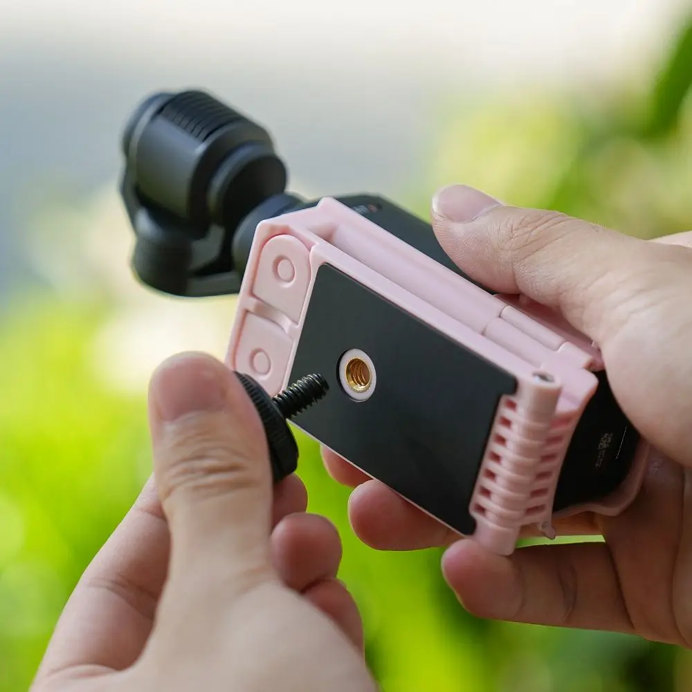

Adjustable Magnetic Mount Dual-Claw Connector Foldable Desktop Base Bracket Quick Release for DJI Osmo Pocket 3
