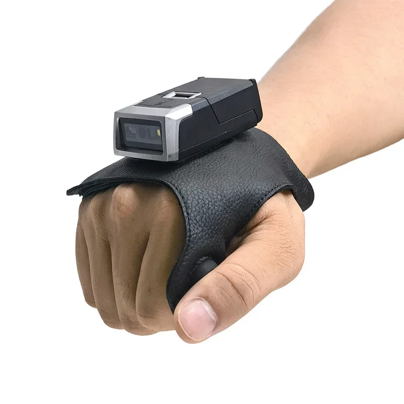 

Ring wireless scanner Bluetooth barcode QR code scanner Warehouse inventory finger gun