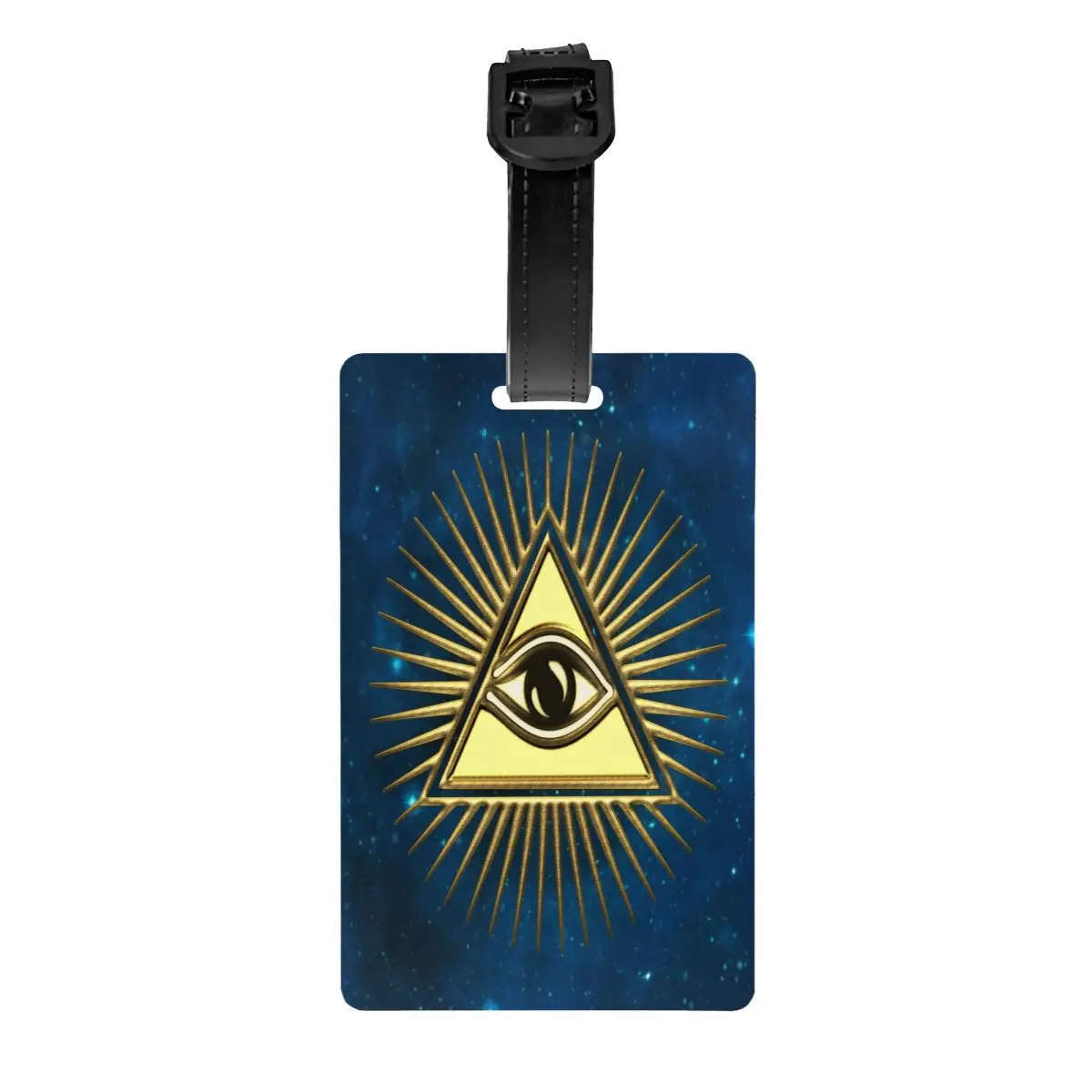 All Seeing Eye Of God Luggage Tag Custom Mystic Eyes Baggage Tags Privacy Cover ID Label