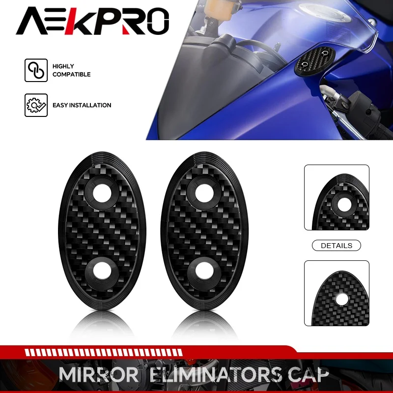 

Motorcycle Mirror Driven Eliminators Cap For For S1000RR S 1000RR 2009-2018 Rear Windscreen Mirror Hole Cover Accessorry s1000rr