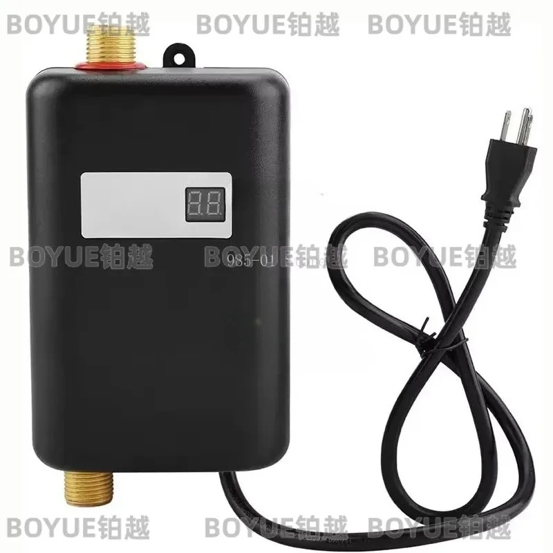 110V US Standard 3000W Mini Instant Electric Water Heater, Fast Heating Hot Water Heater Instant Hot Water Faucet Tap