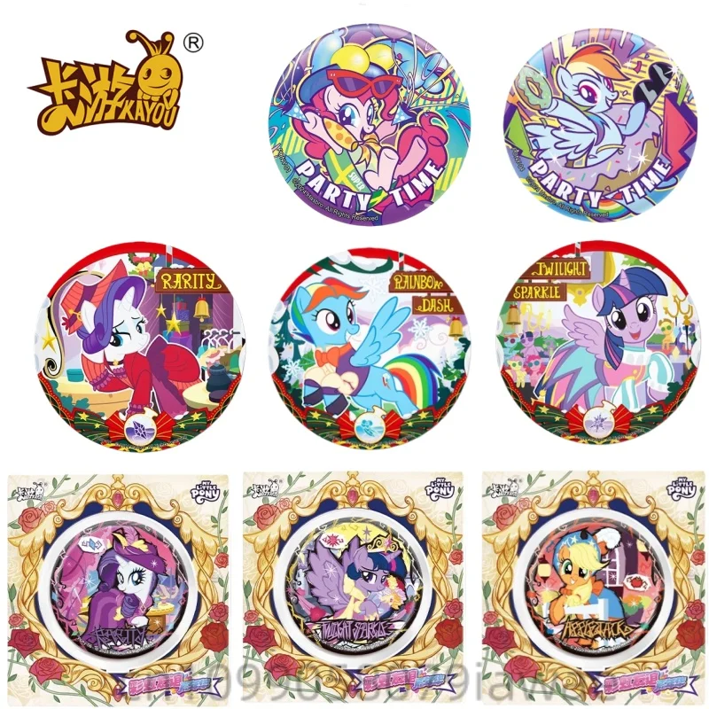 

KAYOU My Little Pony Rainbow Friendship Carnival Badge Series: Fairy Tale Christmas Edition Anime Merchandise Holiday Gifts
