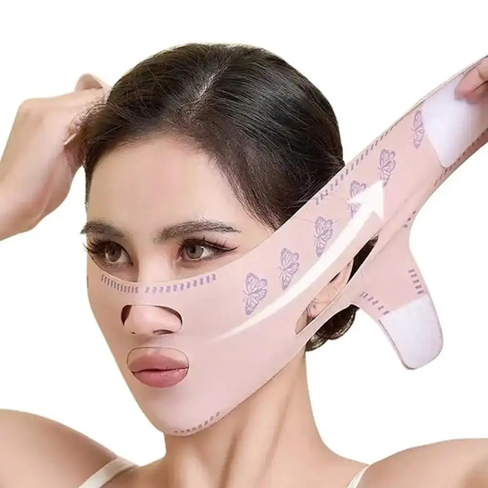 NEW Breathable V Face Band Cheek Lift Up Face Thin Face Chin Reduce Wrinkle Bandage Anti Shaping Bandage Mask V-Line Double D0W4