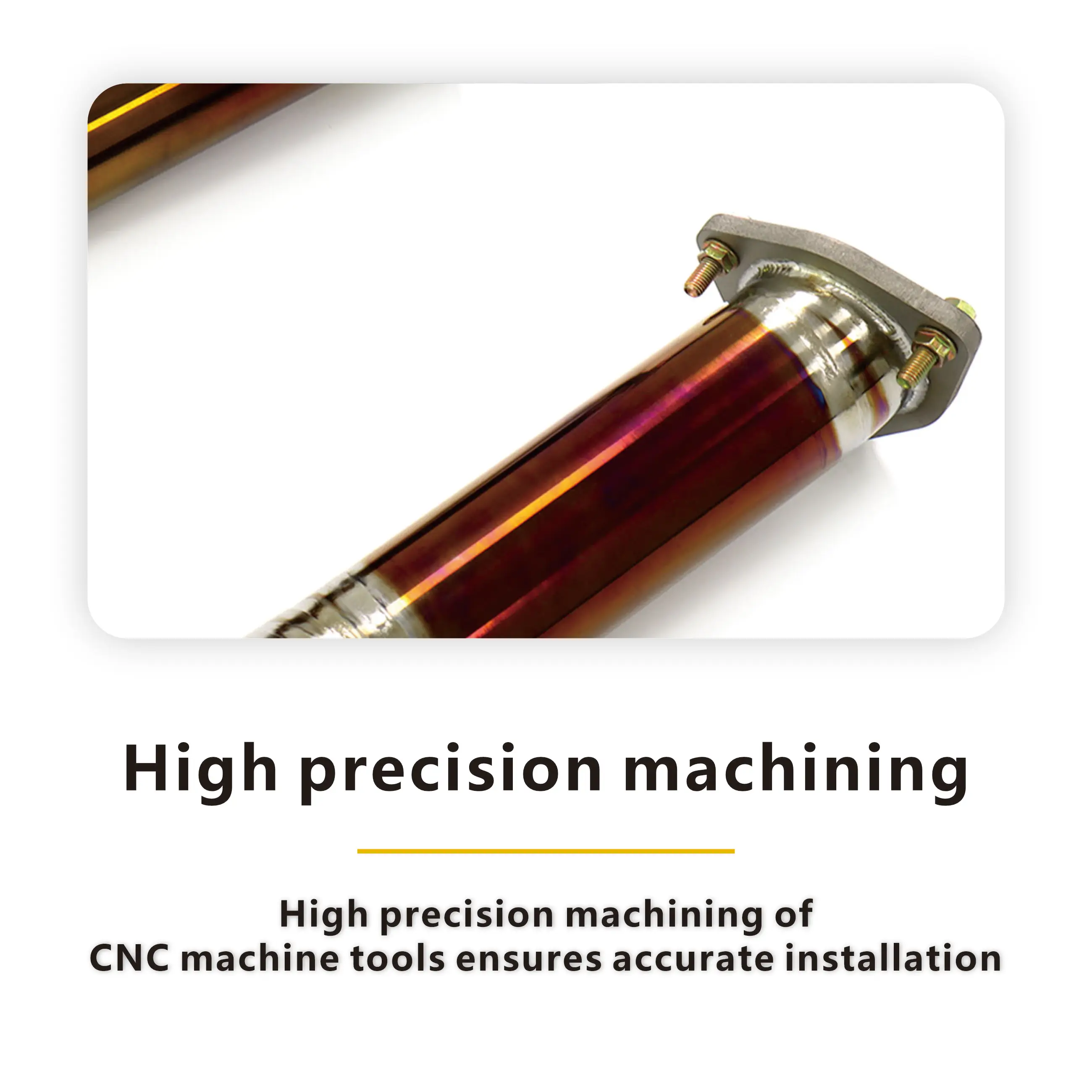 HMD Exclusive Customization Exhaust Pipe For Porsche 718 GT4 RS 4.0L Titanium Alloy Downpipe Easy Install Car Accessories