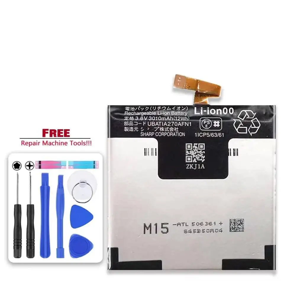 

High-Capacity 3010Mah For Sharp 270 SHV35 Mobile Phone Battery UBATIA270AFN1