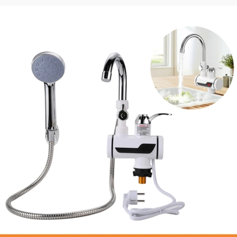 Tankless Hot Water Heater Faucet Shower Instant Electric Tap for Kitchen Heating Instant Faucet for Bathroom