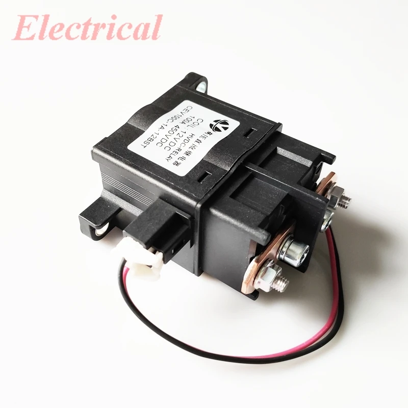 

1PC HVDC-RELAY Electrocar Power Supply Control 12V 24V 450VDC 100A 1H Contact For Car Relay Auto Relay Electromagnetic relay